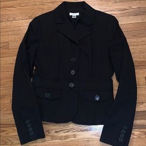 Loft black blazer jacket NWT